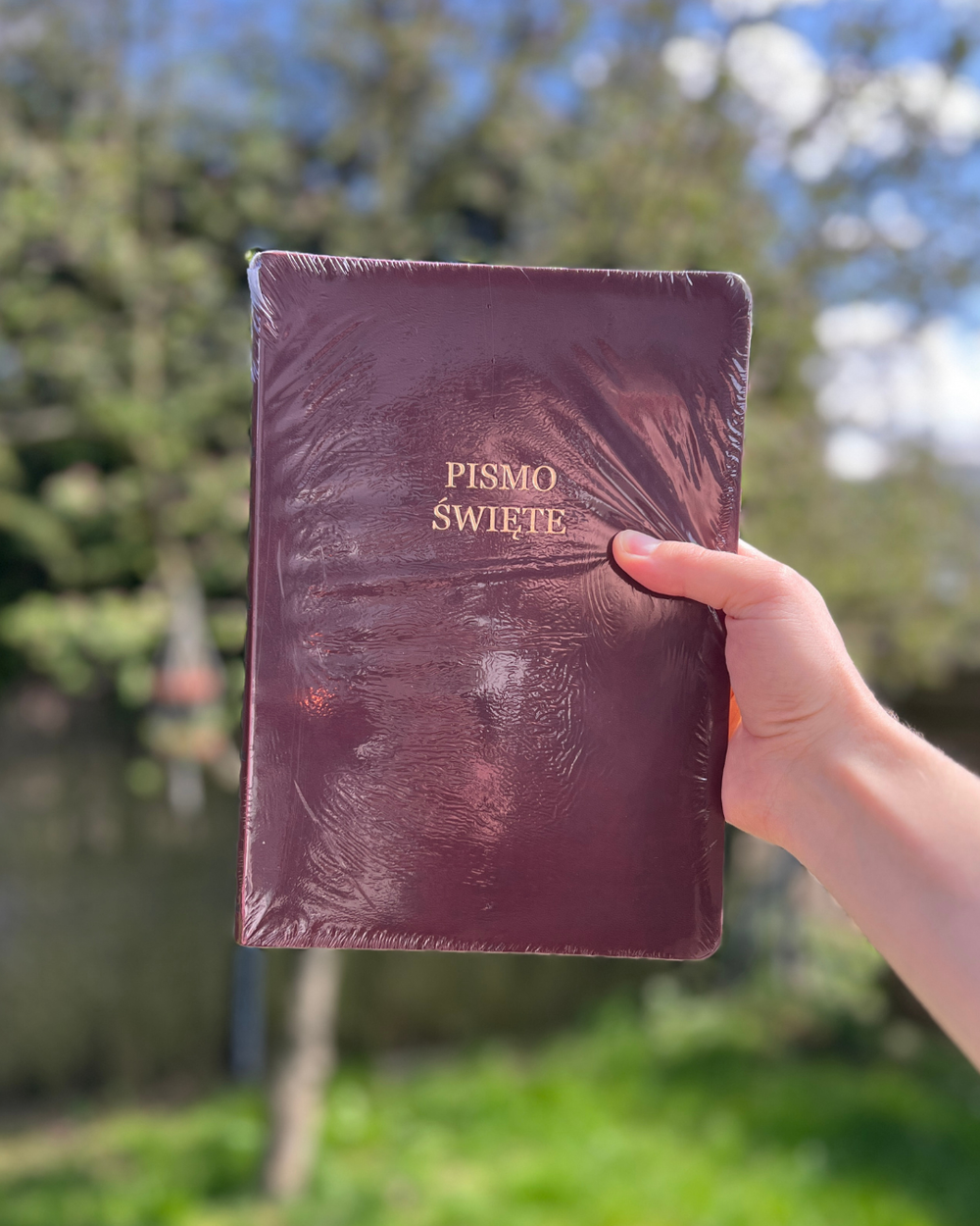 UBG - Uwspółcześniona Biblia Gdańska - Duża czcionka - Bordowa