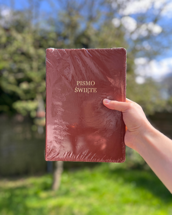 UBG - Uwspółcześniona Biblia Gdańska - Duża czcionka - Brązowa